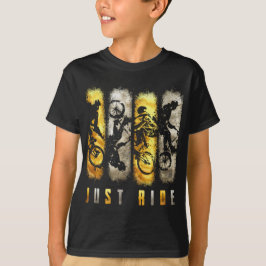 Camiseta Bmx Just Ride Gold