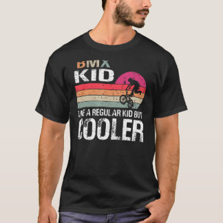 Camiseta BMX Kid Como Una Bicicleta De Ciclismo Infantil Re