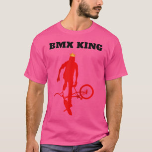 Camiseta Bmx King Biking Bmx Bike Boys Bmx Baseball