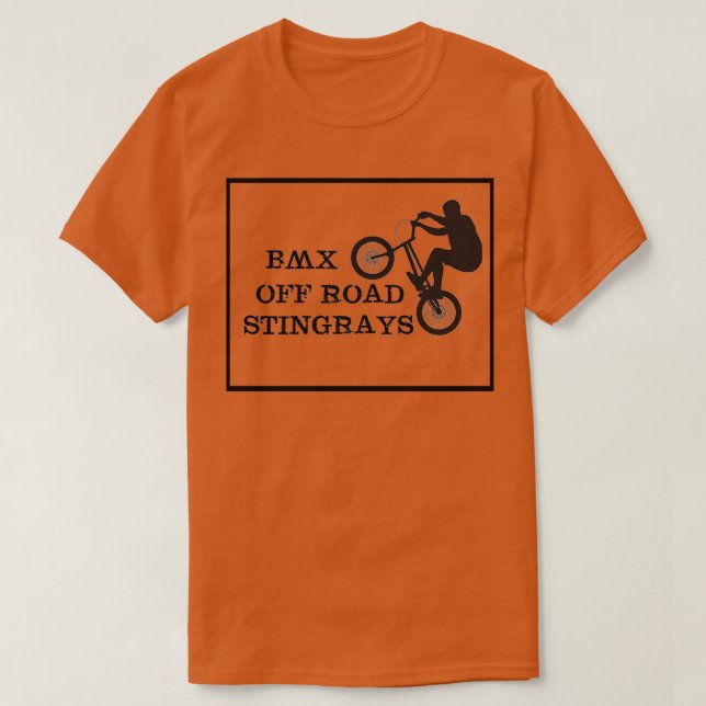Camiseta BMX los stingRays fuera de carretera (Diseño del anverso)