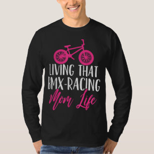 Camiseta BMX Mom BMX Carreras Día de la Madre