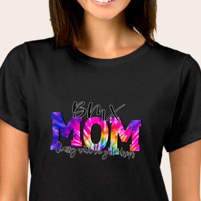Camiseta BMX Mom Classy Hasta Que La Puerta Cae Graciosa Bi (Subido por el creador)