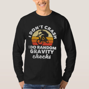 Camiseta BMX Mountain Biking No me estrello Hago Gravedad A