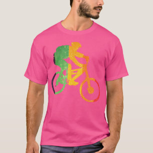 Camiseta Bmx Mtb Tiró A La Bicicleta A La Bicicleta Diverti