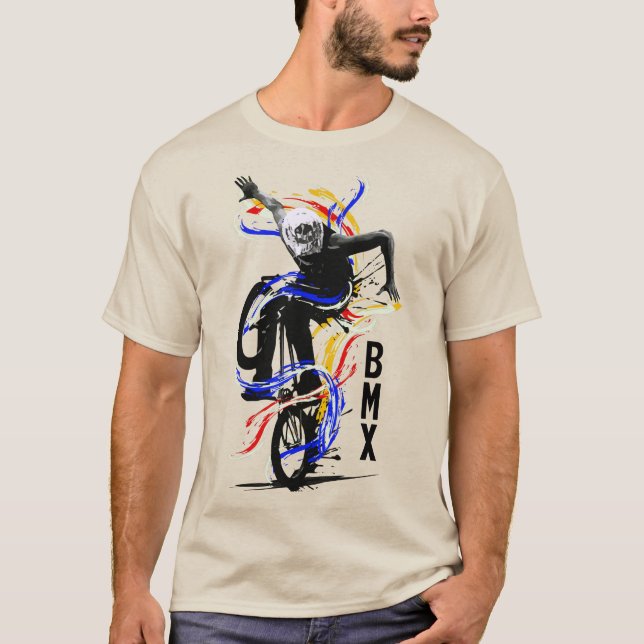 Camiseta Bmx Old School - Bmx Bike Flatland T-Shirt (Anverso)