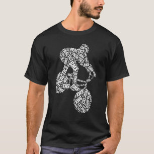 Camiseta Bmx Practicar Addicker Bmx Rider Silhouette