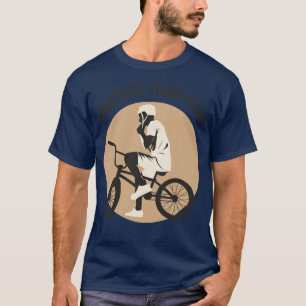 Camiseta Bmx Proteja Su Cabeza