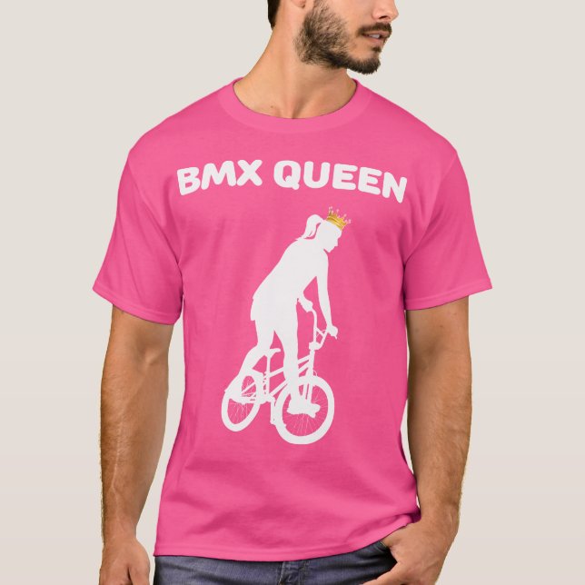 Camiseta Bmx Queen Wo Bike Bmx Chicas Bmx Bicicleta (Anverso)