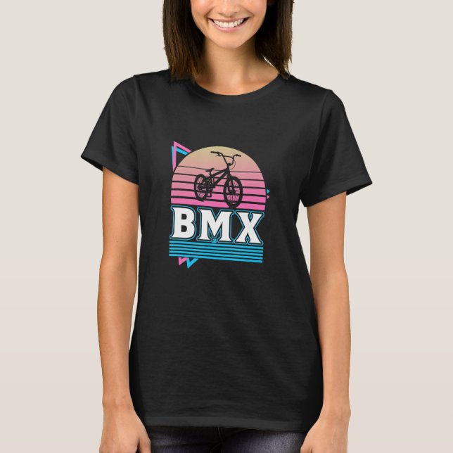 Camiseta BMX Racing Cyclocross Race Cycling  Cool Bike Girl (Anverso)