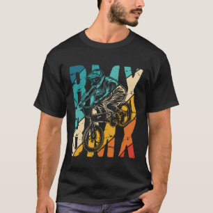Camiseta BMX Retro Vintage Bicicleta estilo libre