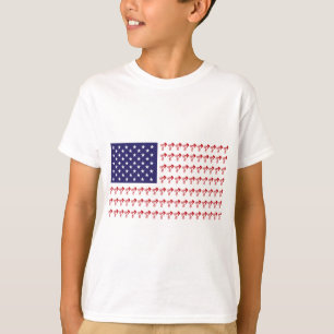 Camiseta BMX Rider - Bandera Patriótica Americana+