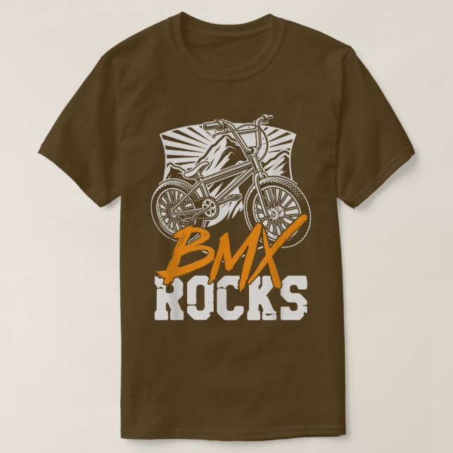 Camiseta BMX Rocks Bicicleta Skeleton Ciclismo Hal (Diseño del anverso)