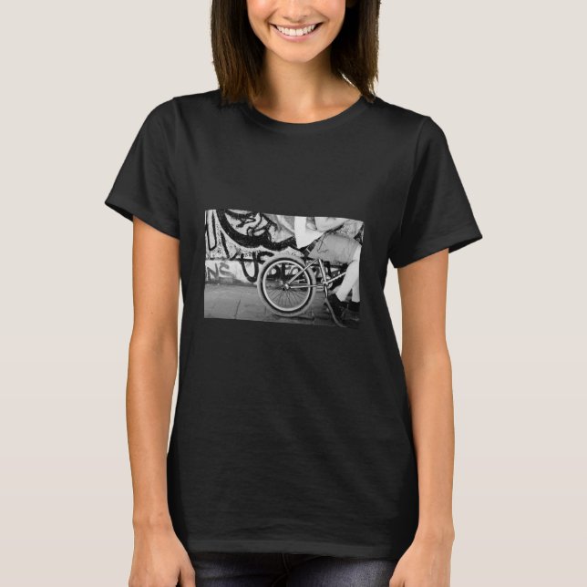 Camiseta BMX skateboard tee t-shirt in black great clothing (Anverso)