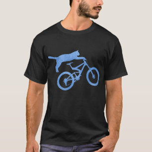 Camiseta BMX Stunt Cat - Gato divertido de ciclismo de mont