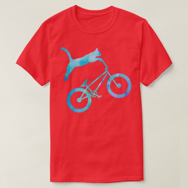 Camiseta Bmx Stunt Cat Mountain Bike Dirt Bike  (3)  (Diseño del anverso)