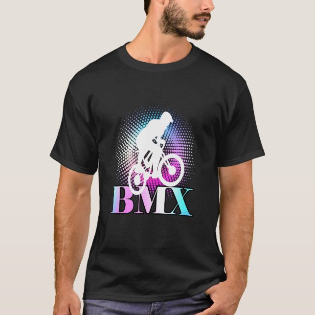 Camiseta Bmx Stunts Bicicleta Bicicleta Motocross 18 (Anverso)