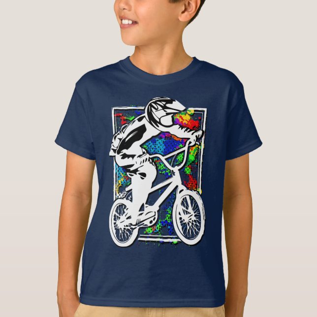 Camiseta Bmx T-Shirt - Bmx Bicicleta - Bmx Shirt (Anverso)