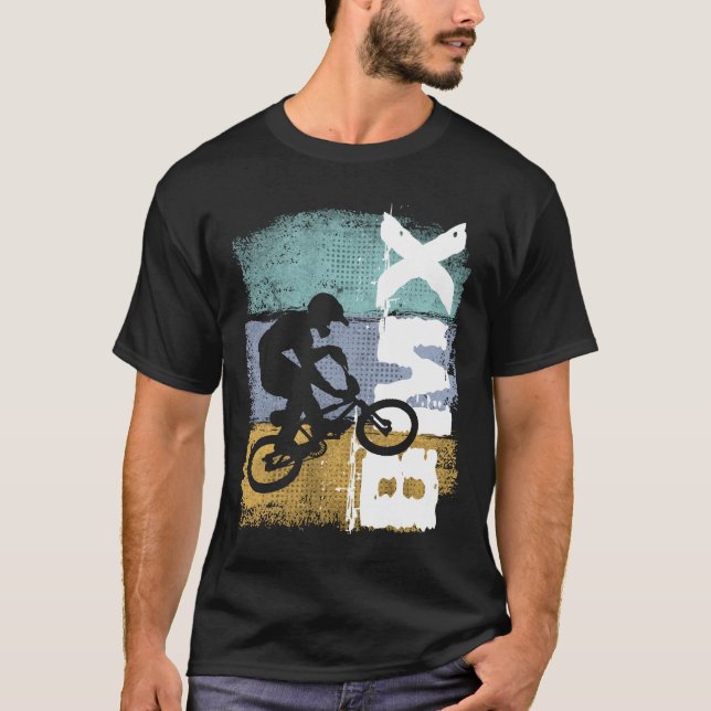 Camiseta BMX Vintage Retro BMX Rider (Anverso)