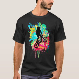 Camiseta Bmx Y Travesía Cruzada En La Parte 1