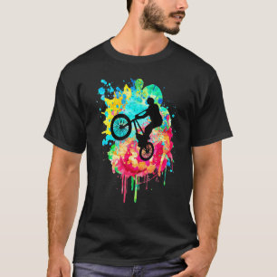 Camiseta Bmx Y Travesía En Popart