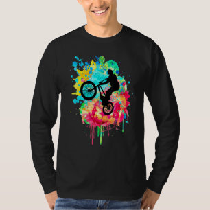 Camiseta Bmx Y Travesía En Popart