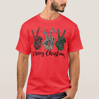 Camiseta bNJB Navidades de Feliz Navidad Leopard Skeleton P
