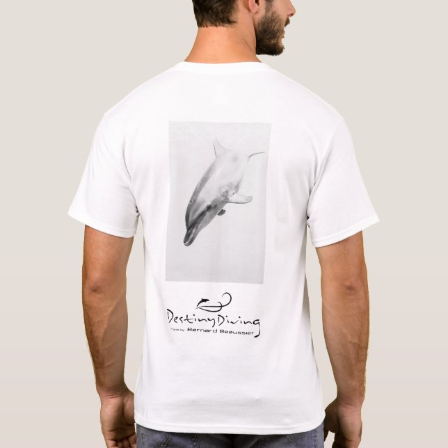Camiseta BnW dolphin 白黒イルカ (Reverso)