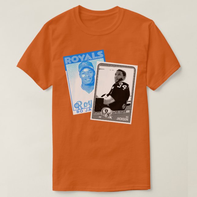 Camiseta Bo Jackson Rookie (Diseño del anverso)
