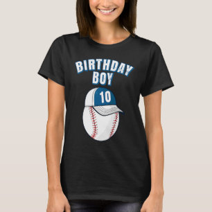 Camiseta Bo, jugador de béisbol de 10 años