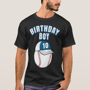 Camiseta Bo, jugador de béisbol de 10 años