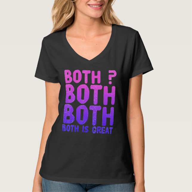 Camiseta Bo Th Es Gran Bise Xual Equa Lity Humor (Anverso)