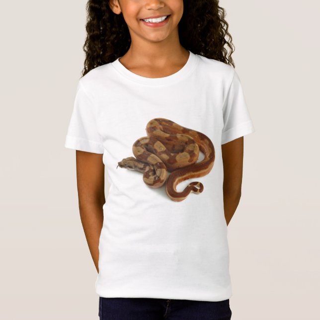 Camiseta Boa Constrictor En Costado, Idioma Parpadeante (Anverso)