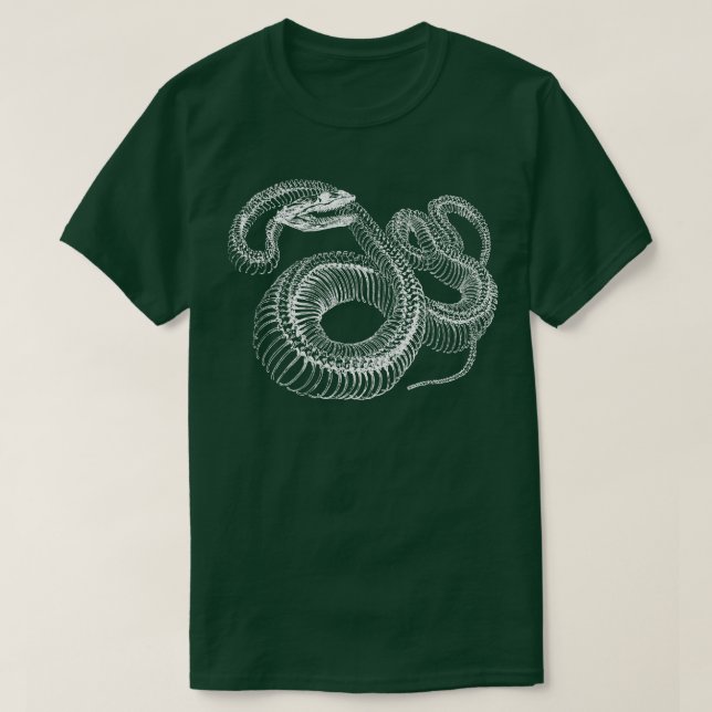 Camiseta Boa Constrictor Skeleton (Diseño del anverso)