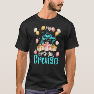 Camiseta Boa de crucero Fiesta de cruceros por mi cumpleaño