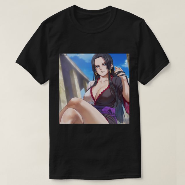Camiseta Boa Hancock Un Pegatina de pieza (Diseño del anverso)