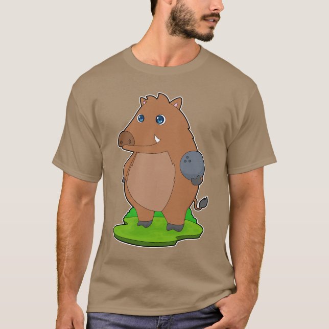 Camiseta Boar Bowling Bowling (Anverso)