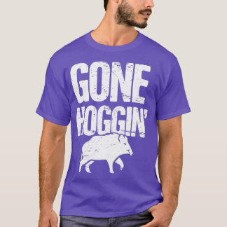 Camiseta Boar Hunting Wild Hog Hunter Hoggin