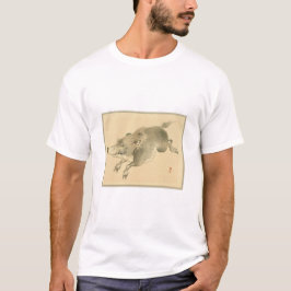 Camiseta Boar salvaje (arte japonés) (de Kono Bairei)