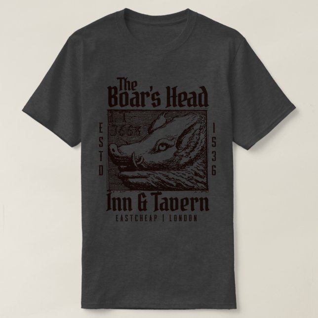 Camiseta Boars Head Inn and Tavern (Diseño del anverso)