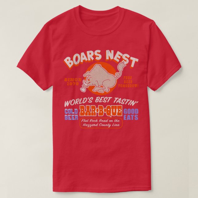 Camiseta Boars Nest desde 1979 (Diseño del anverso)