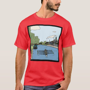 Camiseta Boat House Cambridge lucha contra Strugletown