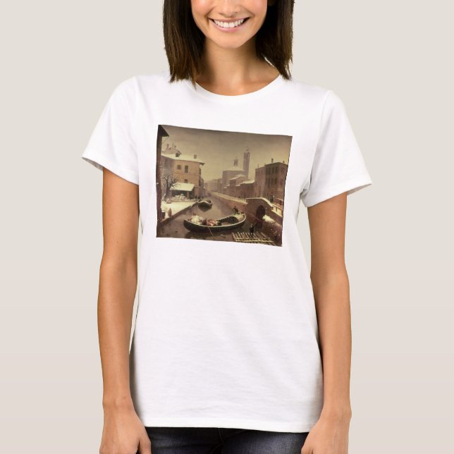 Camiseta Boat under the Snow (Anverso)