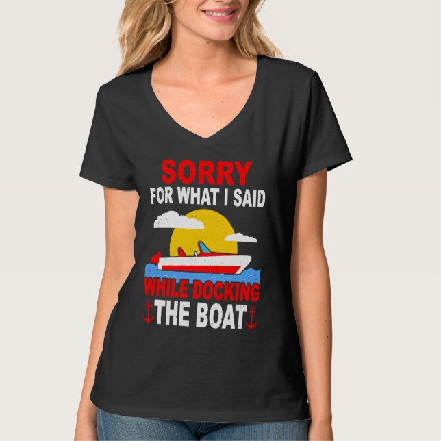 Camiseta Boater Captain Sailing Ship Sailor Saying Boating (Anverso)