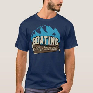 Camiseta Boating es mi campo de pesca Terapéutica en el lag