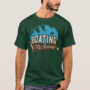 Camiseta Boating es mi campo de pesca Terapéutica en el lag