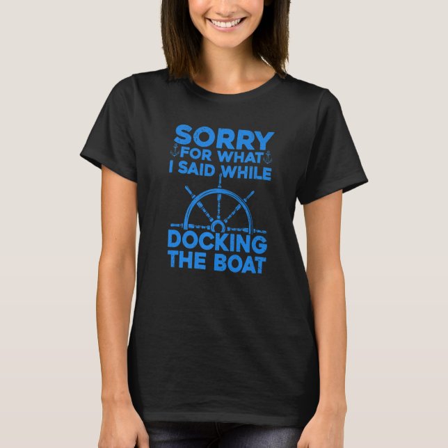 Camiseta Boating For Men Women Docking The Boat Captain Boa (Anverso)