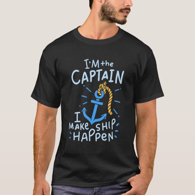Camiseta Boating - Soy el capitán (Anverso)
