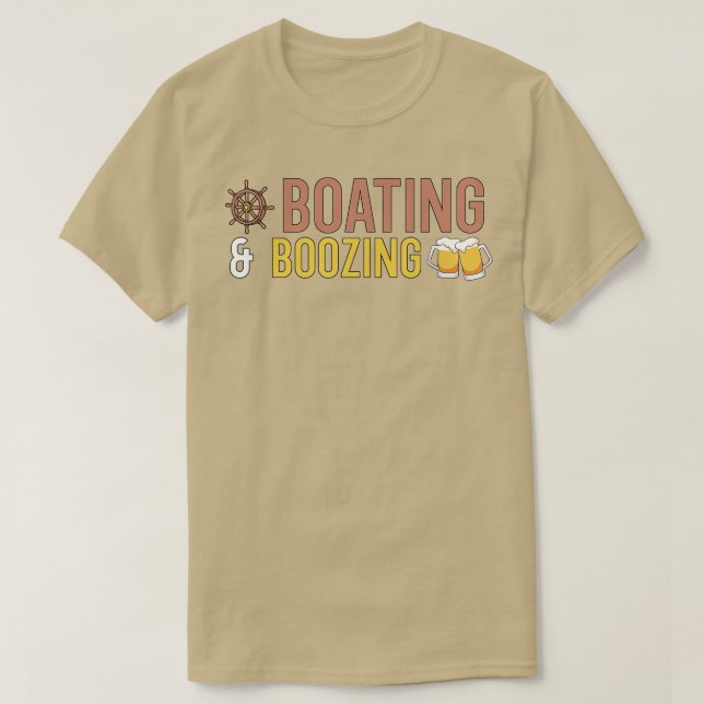 Camiseta Boating y Boozing 1 (Diseño del anverso)