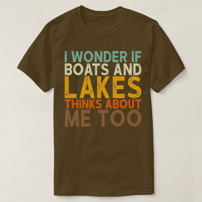 Camiseta Boats And Lakes (Diseño del anverso)