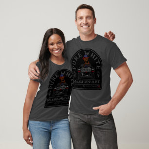 Camiseta BOB blanco puro en la esquina de Kevin